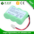 Paquete de batería recargable de 3.6V 800mAh Ni-MH 2 / 3AA para teléfono inalámbrico